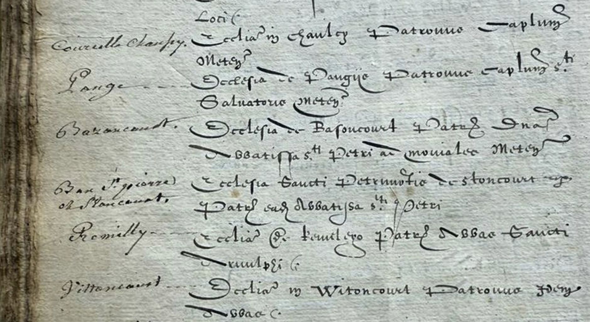 Ancien pouillé de metz – 1574