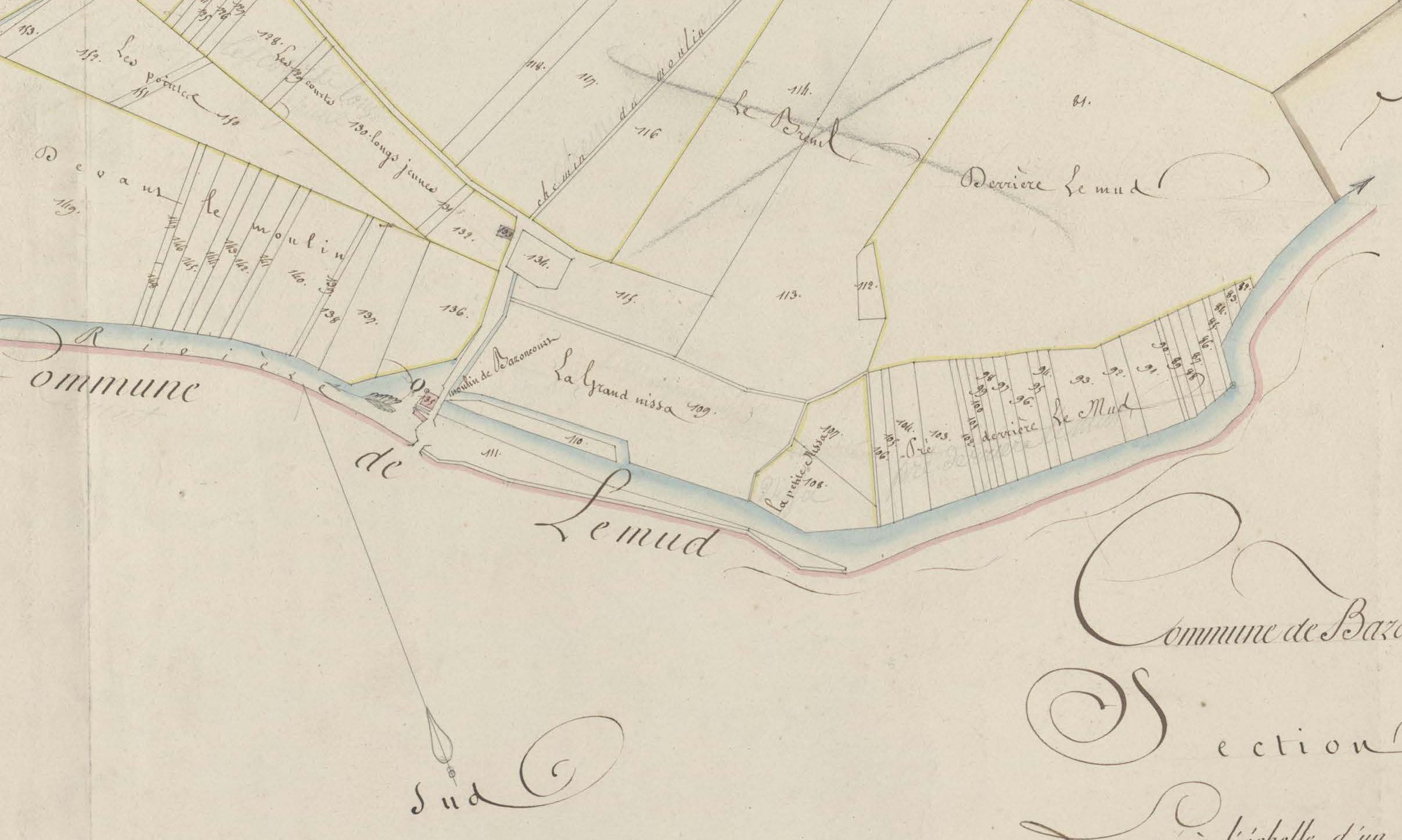 Plan cadastral de 1820