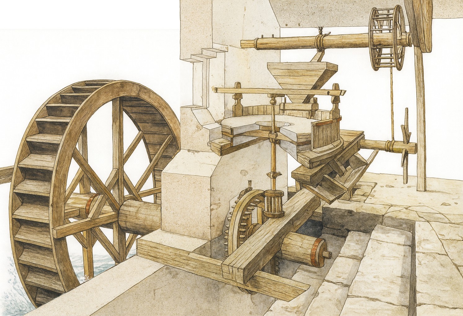 Mécanisme du moulin